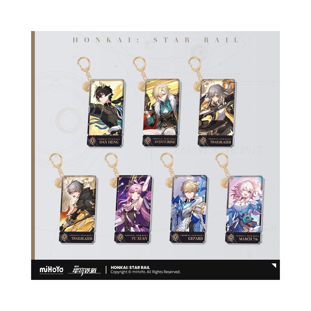 MiHoYo Collapse Star Sky Railway Standing Painting Series Acrylic Pendant Protecting Life Path miHoYo image 0