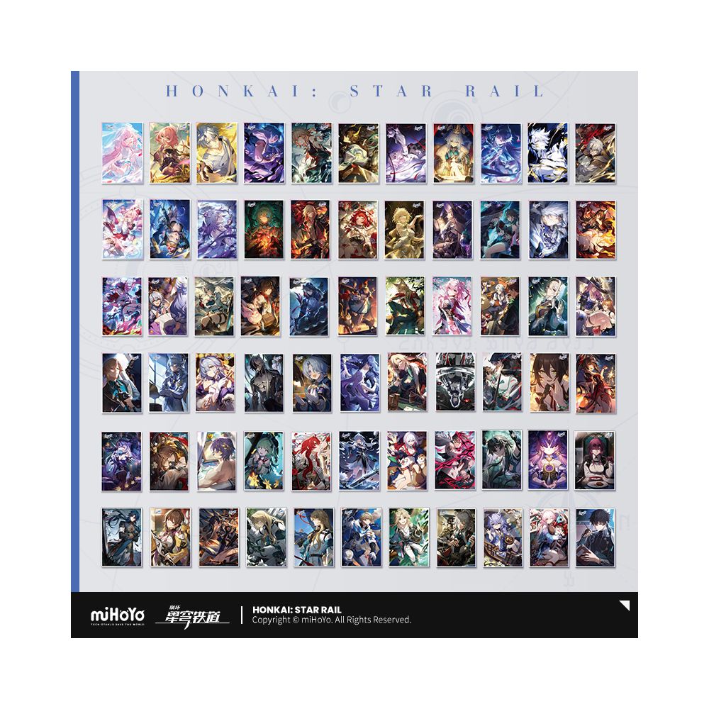 MiHoYo Collapse Star Dome Railway Light Cone Series Acrylic Color Paper miHoYo image 1