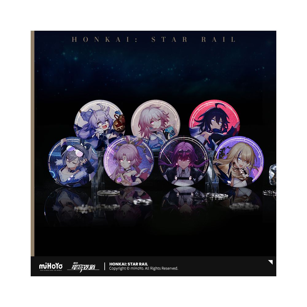 MiHoYo Collapse Star Dome Railway Star Invitation Series Tinplate Badge miHoYo image 3