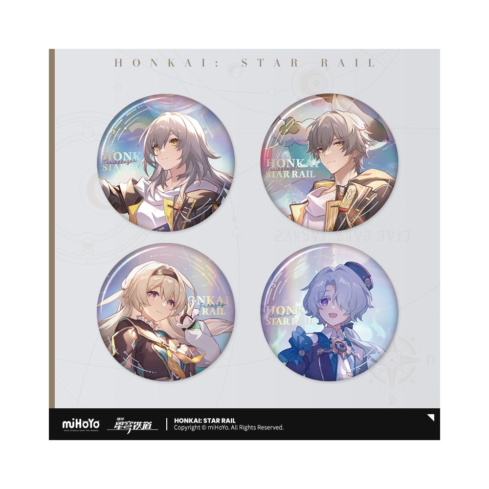 MiHoYo Collapse Star Dome Railway Star Iron LAND Series Tin Badge miHoYo image 0