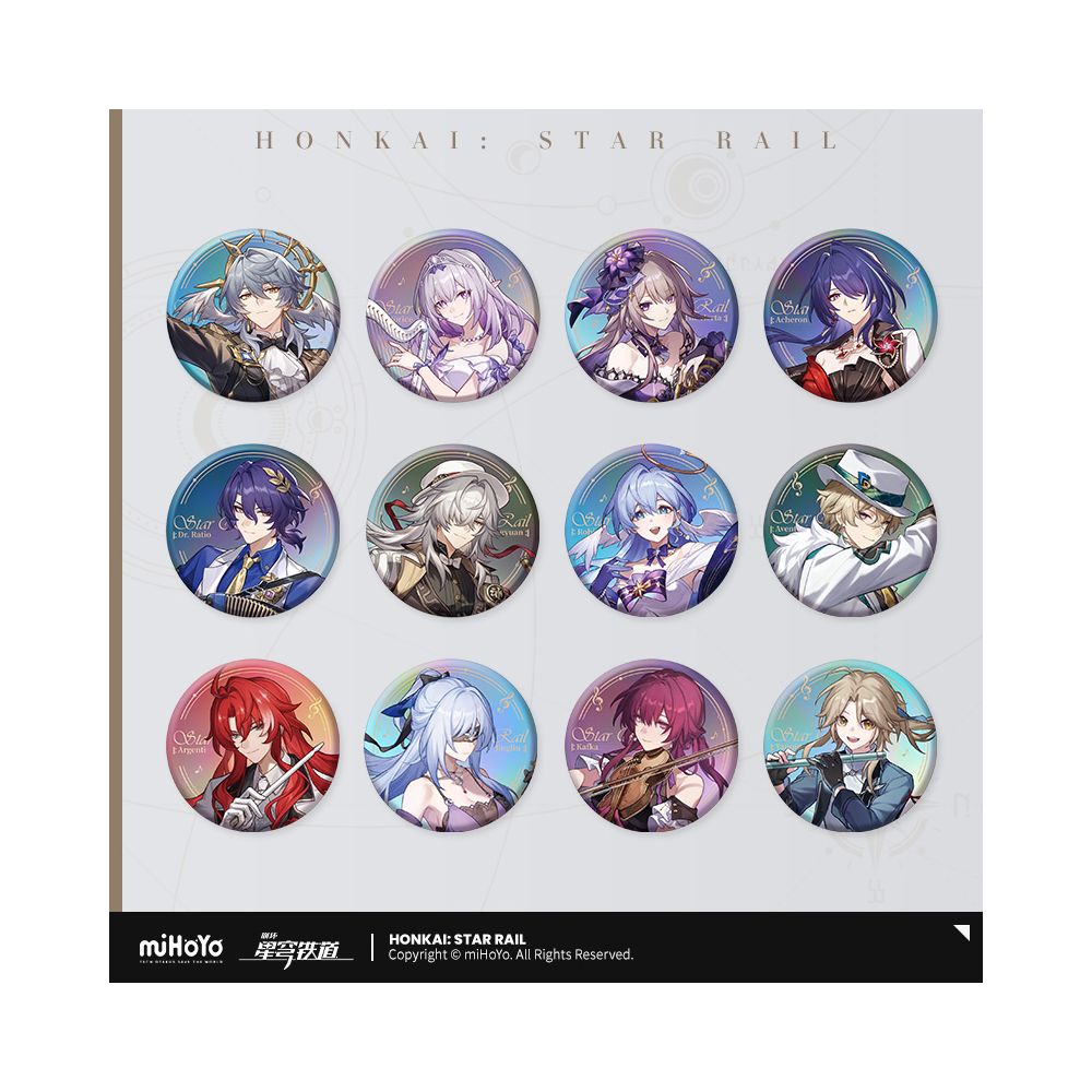 MiHoYo Collapse Star Dome Railway Star Iron LIVE Series Tinplate Badge miHoYo image 1