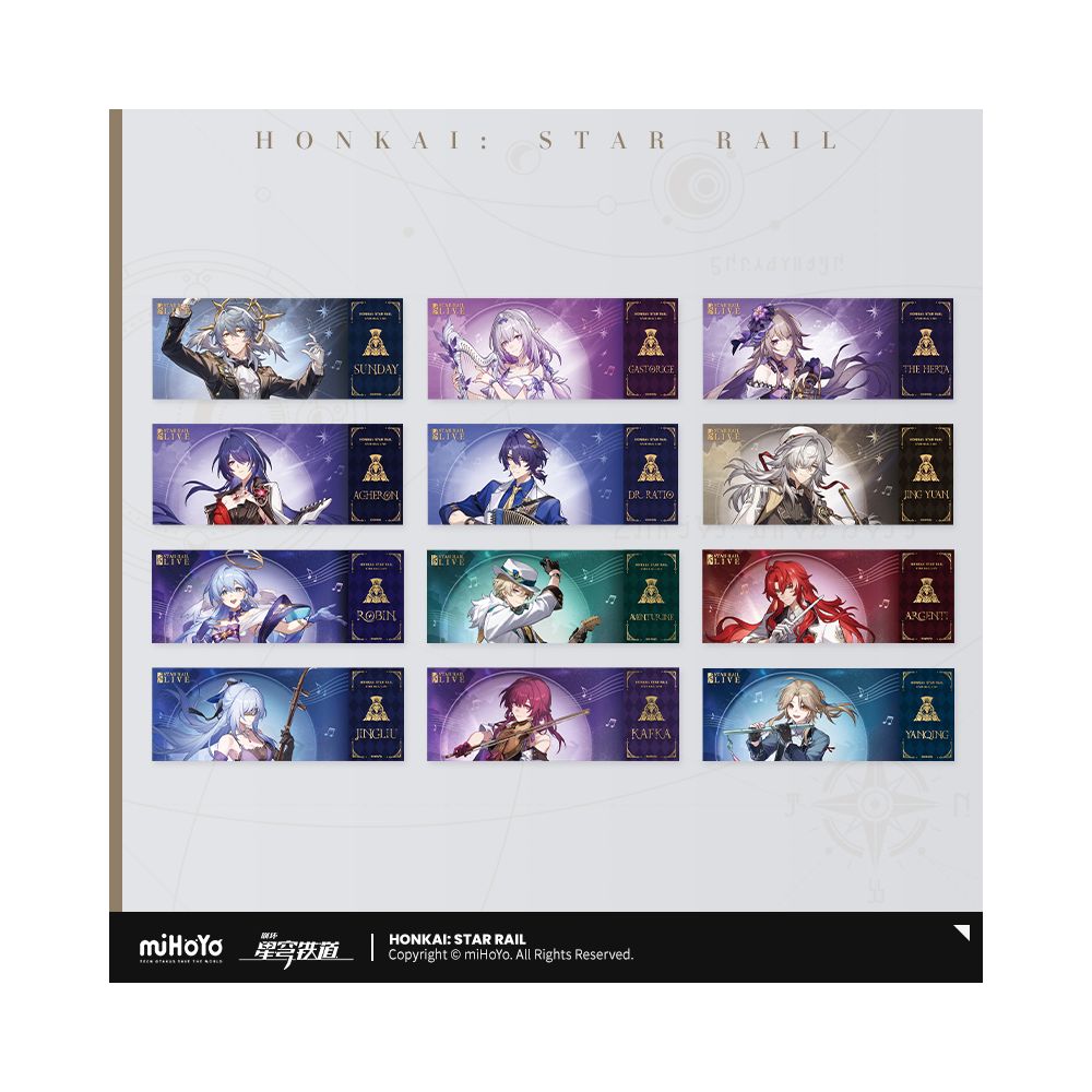 MiHoYo Collapse Star Dome Railway Star Rail LIVE Series Laser Collection Ticket miHoYo image 1