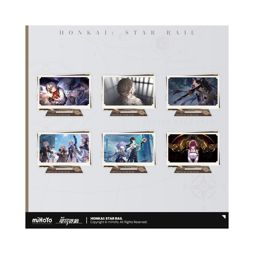 MiHoYo Collapse Memories of Star Sky Railway Walking with You Series Acrylic Plaque miHoYo image 0