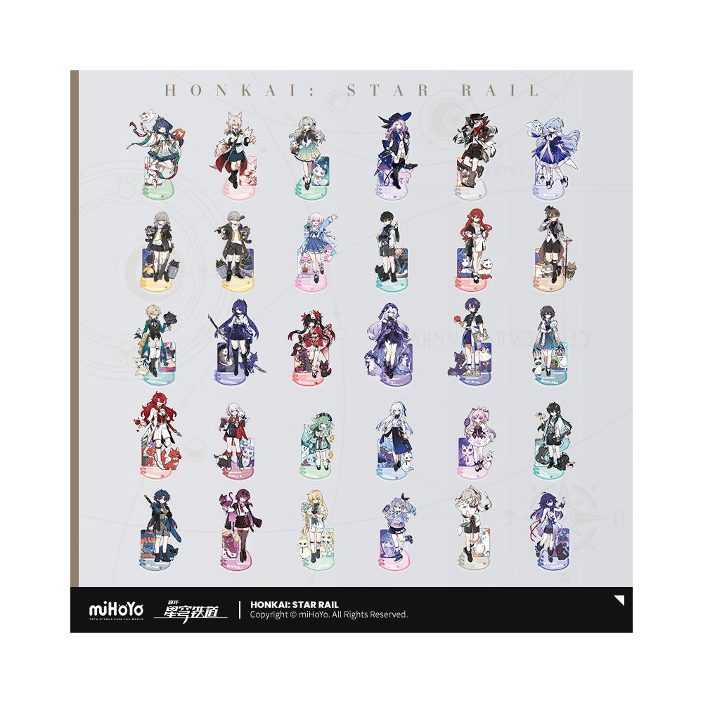 MiHoYo Collapse Star Dome Railway Little Bug Cat Series Acrylic Plaque miHoYo image 1