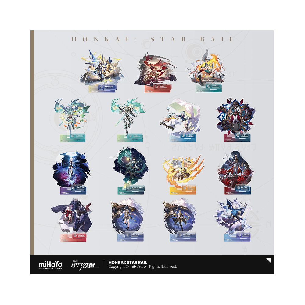 MiHoYo Collapse Star Sky Railway Standing Painting Series Acrylic Plaque Destruction of Life Path miHoYo image 0