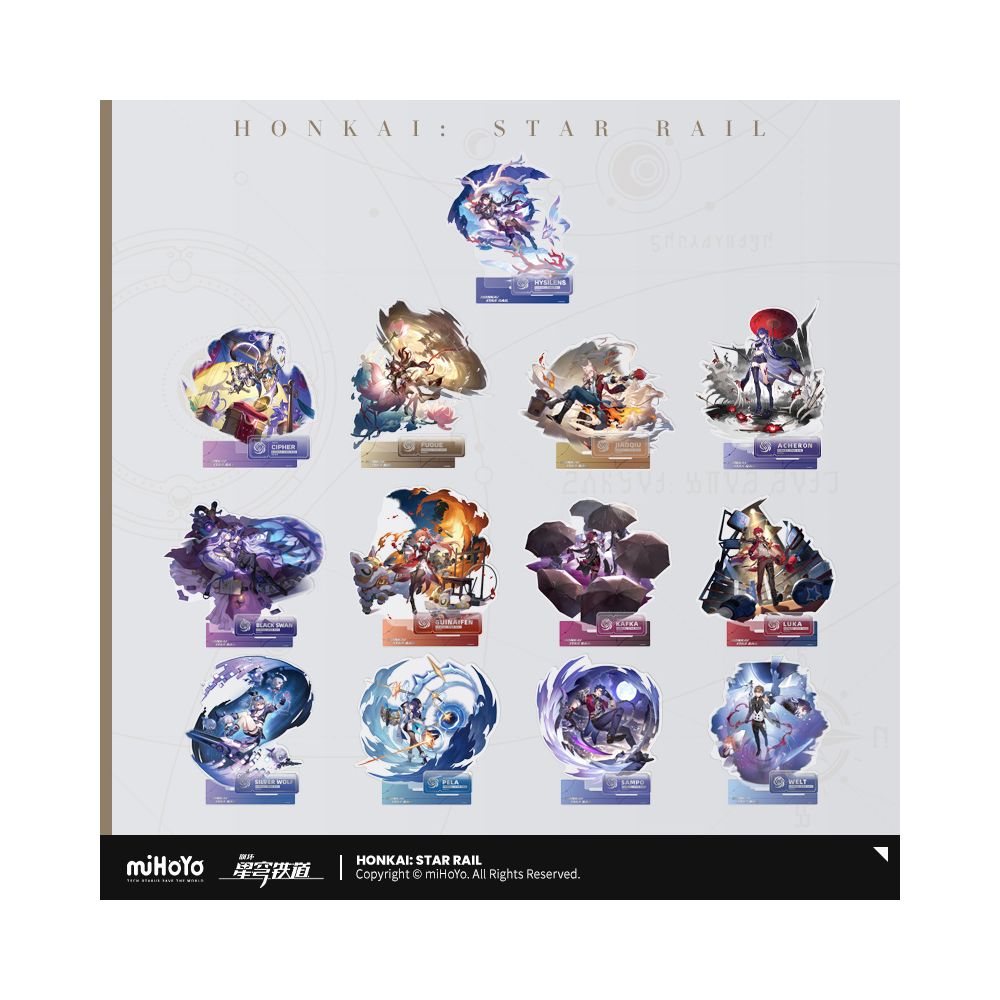 MiHoYo Collapse Star Sky Railway Standing Painting Series Acrylic Plaque Nihon Fate Path miHoYo image 0