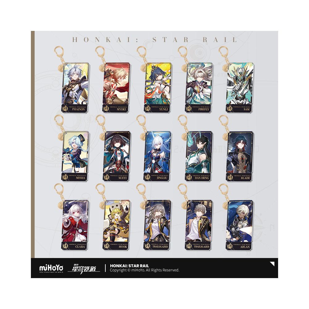 MiHoYo Collapse Star Dome Railway Standing Painting Series Acrylic Pendant Destruction of Life Path miHoYo image 0