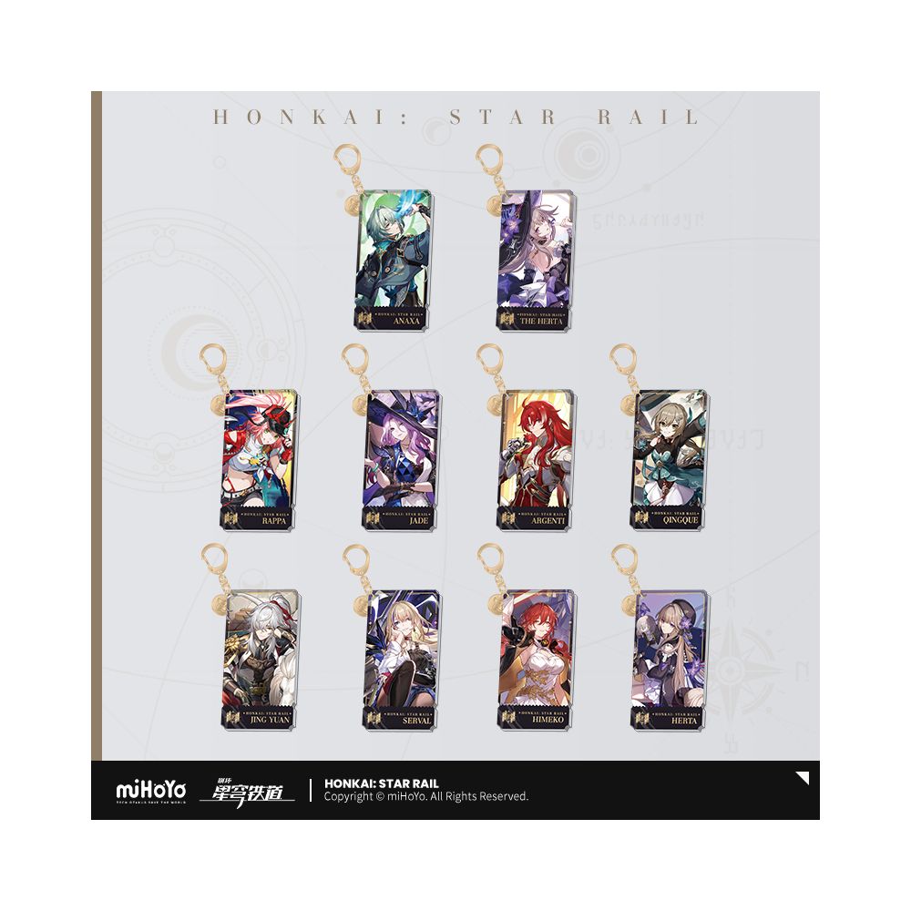 MiHoYo Collapse Star Sky Railway Standing Painting Series Acrylic Pendant Smart Life Path miHoYo image 0