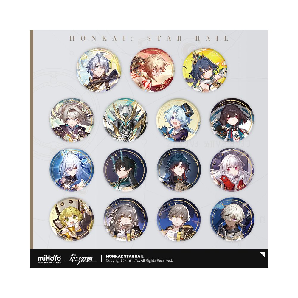 miHoYo Honkai Impact Star Railway Character Art Series Tin Badge Destruction of Fate miHoYo image 0