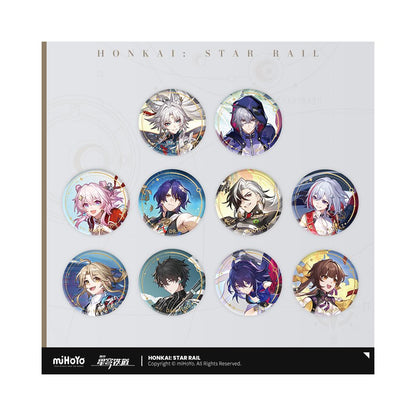 MiHoYo Collapse Star Dome Railway Standing Painting Series Tinplate Badge Hunting Life Path miHoYo image 0
