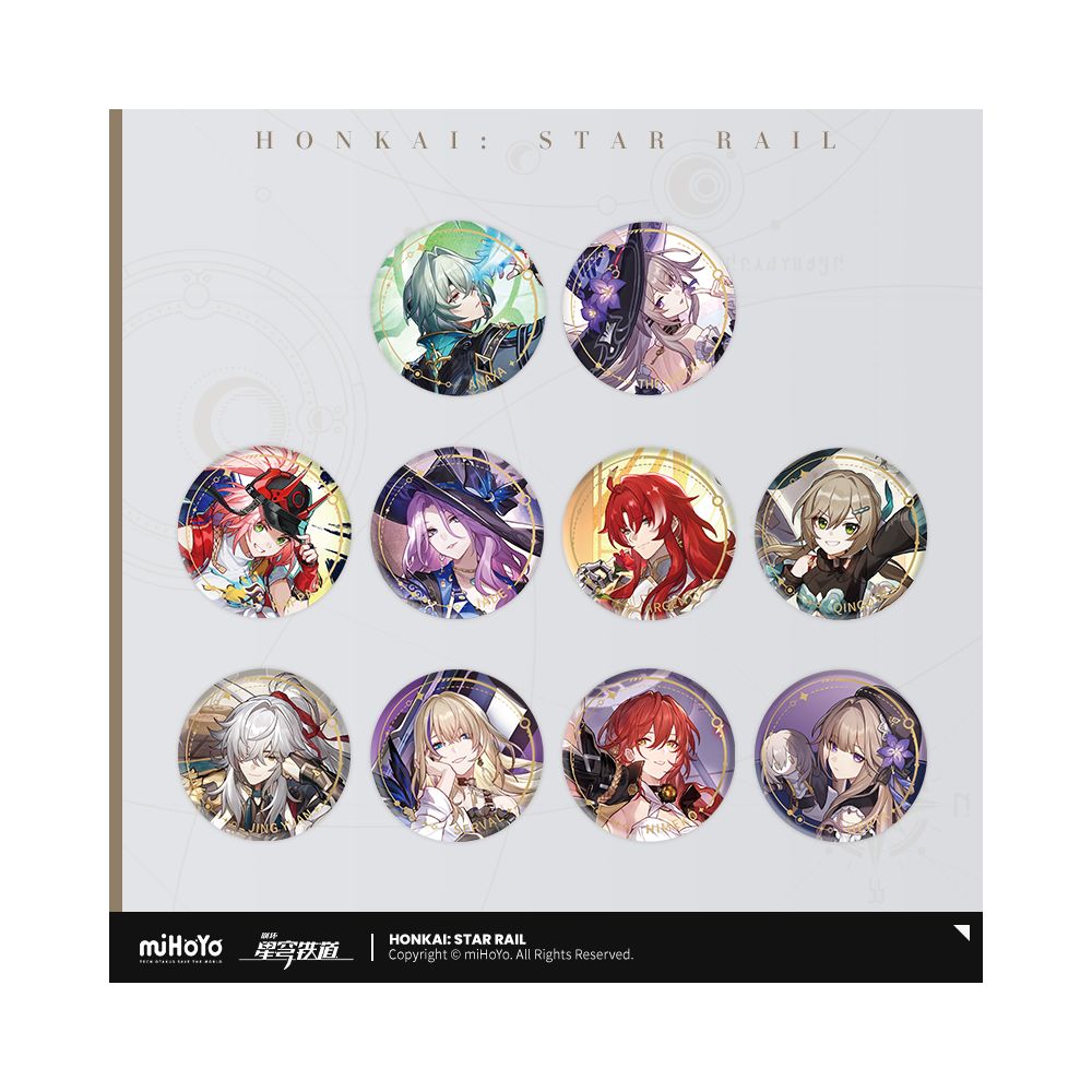 MiHoYo Collapse Star Dome Railway Standing Painting Series Tinplate Badge Intelligent Life Path miHoYo image 0