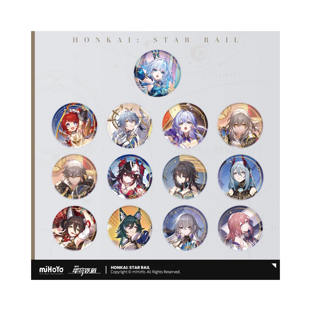 MiHoYo Collapse Star Dome Railway Standing Painting Series Tinplate Badge Same Harmony Destiny Path miHoYo image 0