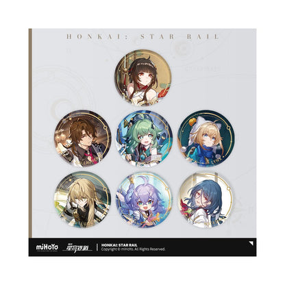 MiHoYo Collapse Star Dome Railway Standing Painting Series Tinplate Badge Abundant Life Path miHoYo image 0