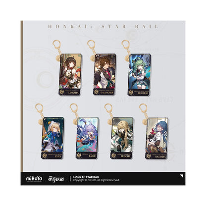 MiHoYo Collapse Star Sky Railway Standing Painting Series Acrylic Pendant Abundant Life Path miHoYo image 0