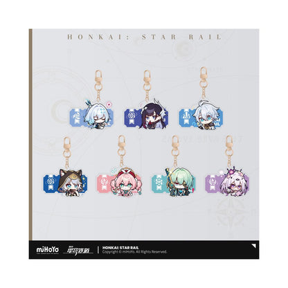 MiHoYo Collapse Star Dome Railway Pam Exhibition Hall Series Acrylic Pendant miHoYo image 0