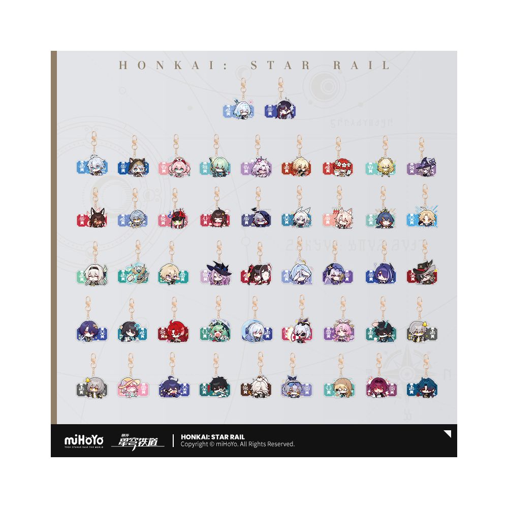 MiHoYo Collapse Star Dome Railway Pam Exhibition Hall Series Acrylic Pendant miHoYo image 14