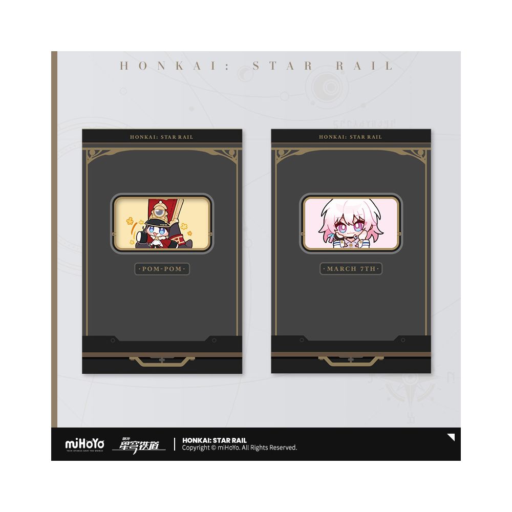 MiHoYo Collapse Star Dome Railway Pam Exhibition Hall Series Convenience Sticker Set miHoYo image 0