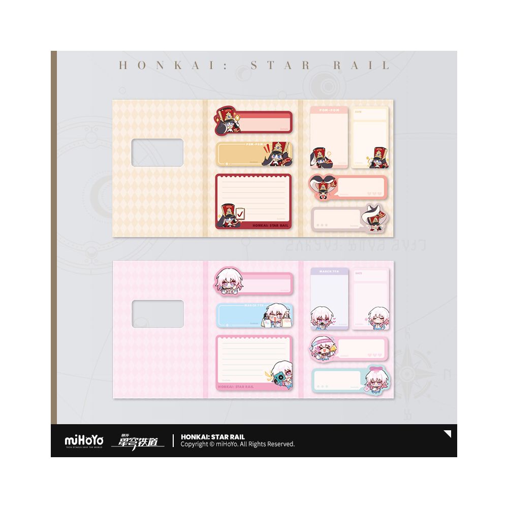 MiHoYo Collapse Star Dome Railway Pam Exhibition Hall Series Convenience Sticker Set miHoYo image 1