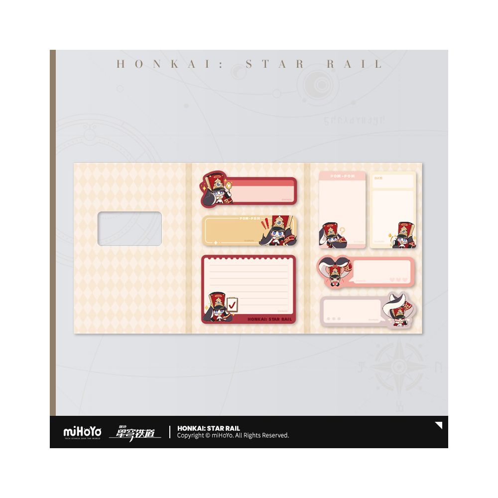 MiHoYo Collapse Star Dome Railway Pam Exhibition Hall Series Convenience Sticker Set miHoYo image 2