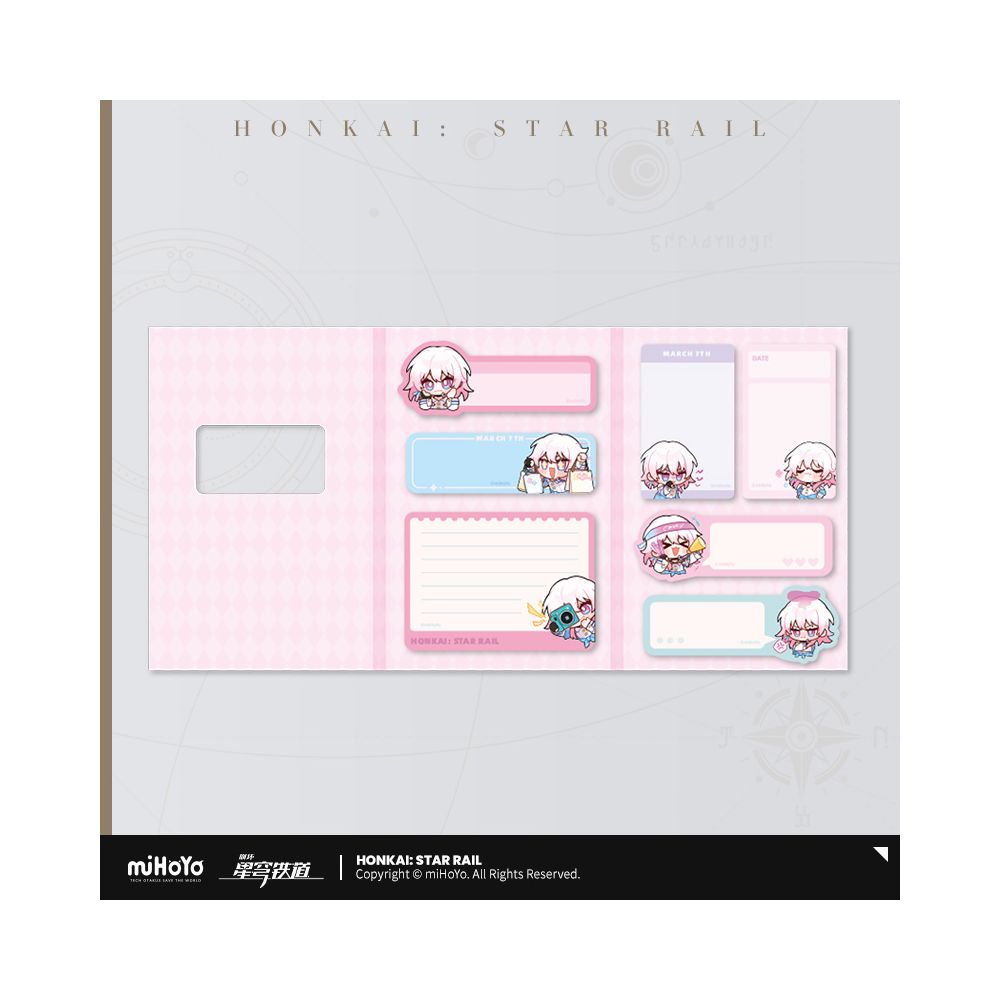 MiHoYo Collapse Star Dome Railway Pam Exhibition Hall Series Convenience Sticker Set miHoYo image 3