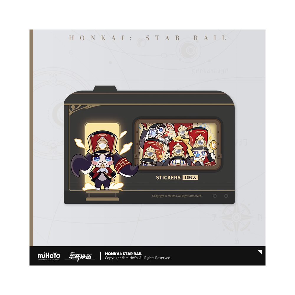 Honkai: Star Rail Exhibition Hall Series Q Edition Sticker Pack