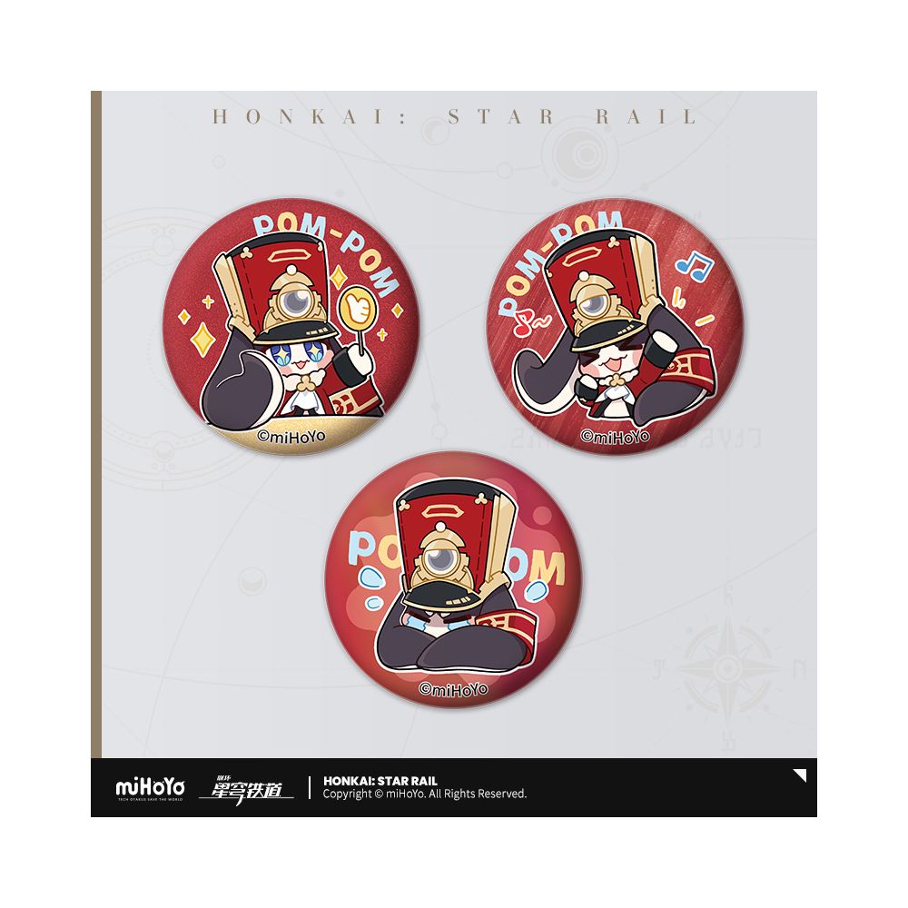 Honkai: Star Rail Exhibition Hall Series Mini Tinplate Badge Set