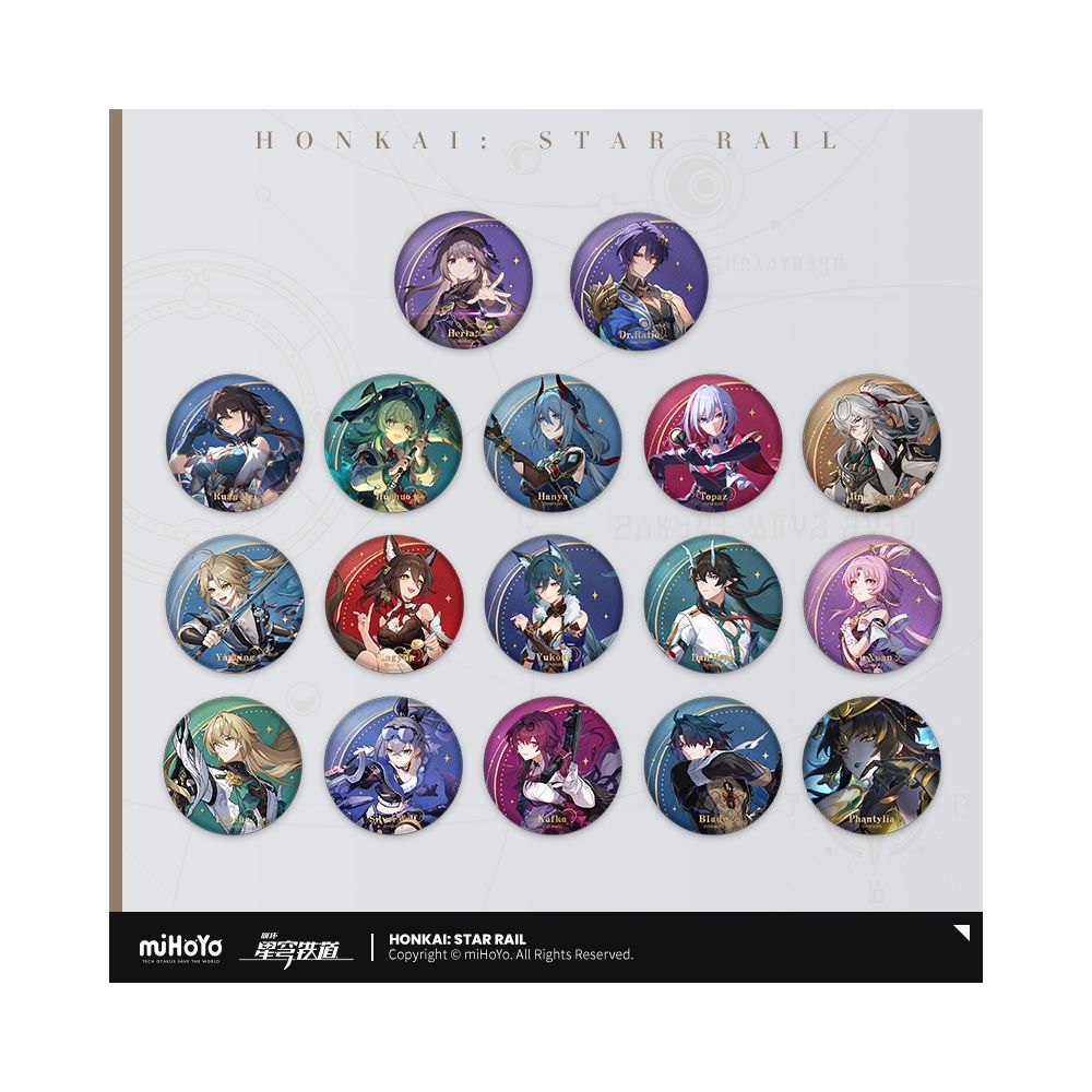 MiHoYo Collapse Star Dome Railway Interstellar Travel Series Tinplate Badge miHoYo image 0