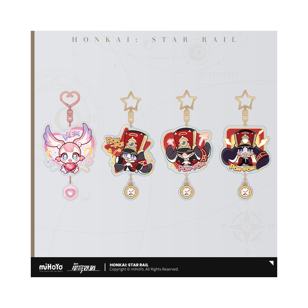 MiHoYo Collapse Star Dome Railway Pam Exhibition Hall Series Acrylic Keychain miHoYo image 0