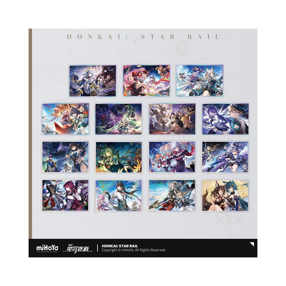 MiHoYo Star Dome Railway Interstellar Travel Series Acrylic Color Paper miHoYo image 1