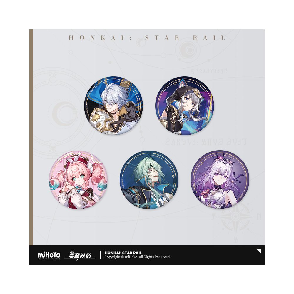 MiHoYo Collapse Star Dome Railway Star Invitation Series Tinplate Badge miHoYo image 0