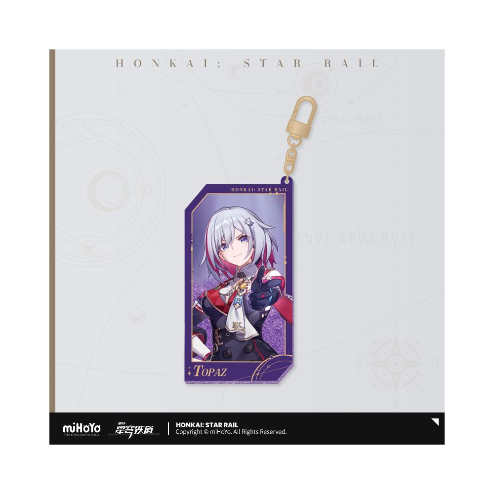 Honkai: Star Rail Star Invitation Series Quicksand Acrylic Keychain
