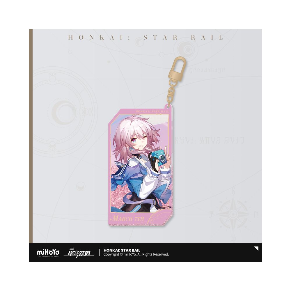 Honkai: Star Rail Star Invitation Series Quicksand Acrylic Keychain