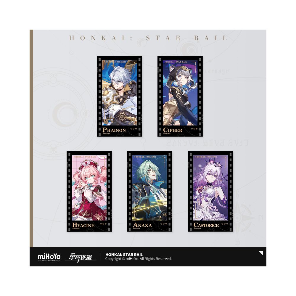 MiHoYo Collapse Star Dome Railway Star Invitation Series Imitation Film Card miHoYo image 0