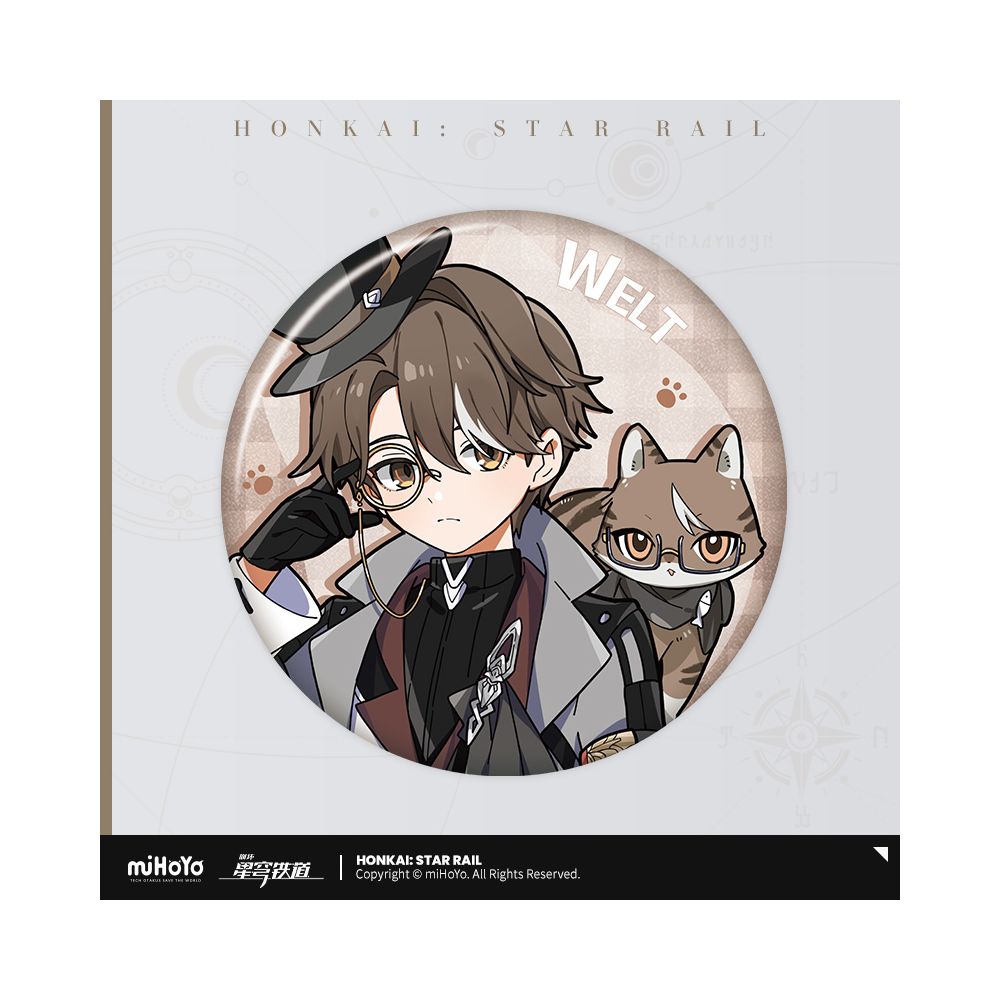 Honkai: Star Rail Little Cat Series Tinplate Badge