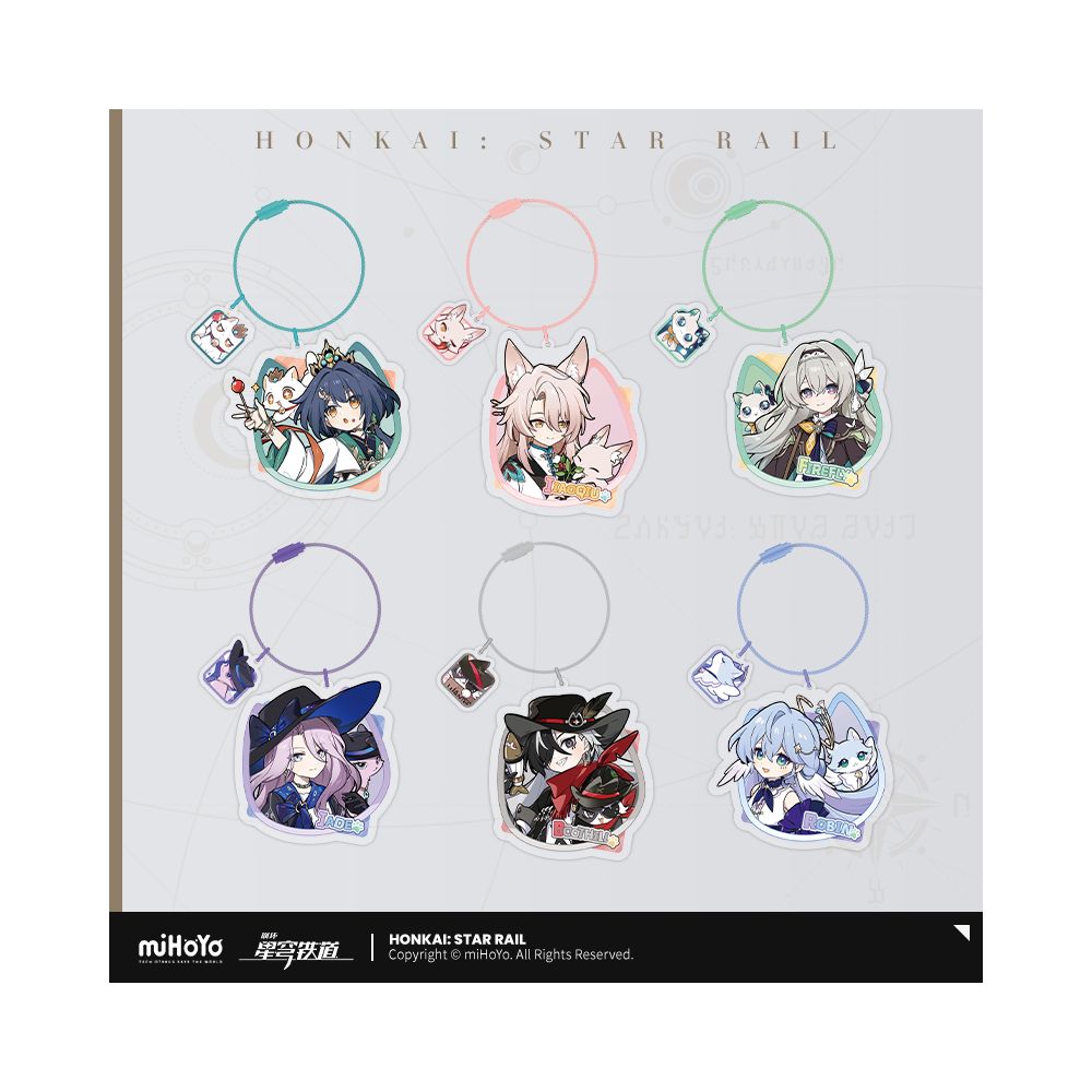 MiHoYo Collapse Star Dome Railway Little Dot Cat Series Acrylic Pendant miHoYo image 0