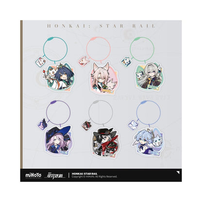 MiHoYo Collapse Star Dome Railway Little Dot Cat Series Acrylic Pendant miHoYo image 0