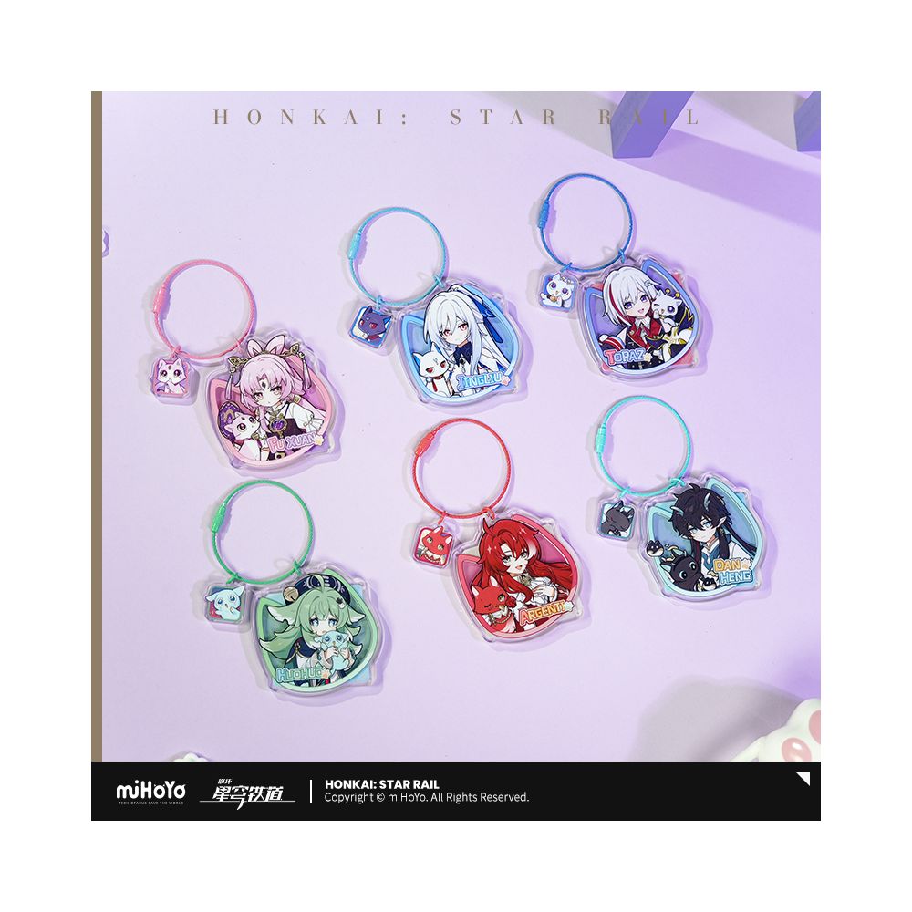 MiHoYo Collapse Star Dome Railway Little Dot Cat Series Acrylic Pendant miHoYo image 2