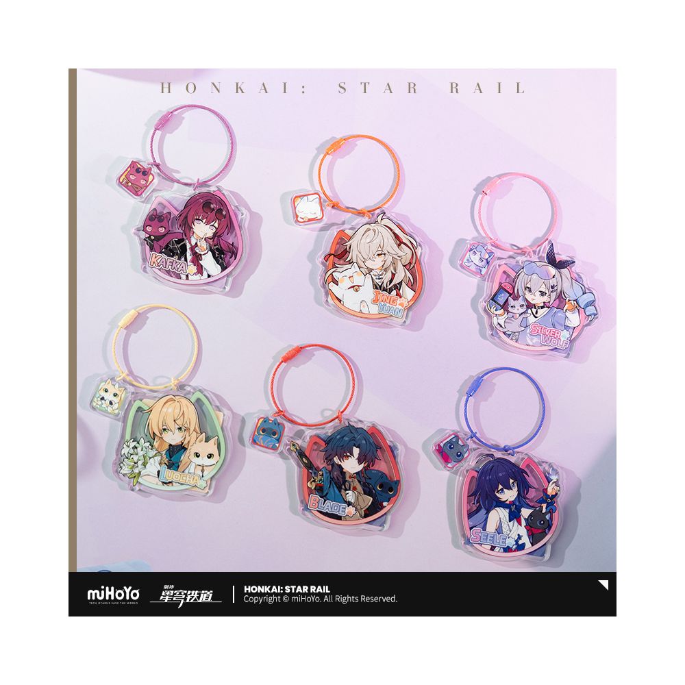 MiHoYo Collapse Star Dome Railway Little Dot Cat Series Acrylic Pendant miHoYo image 3