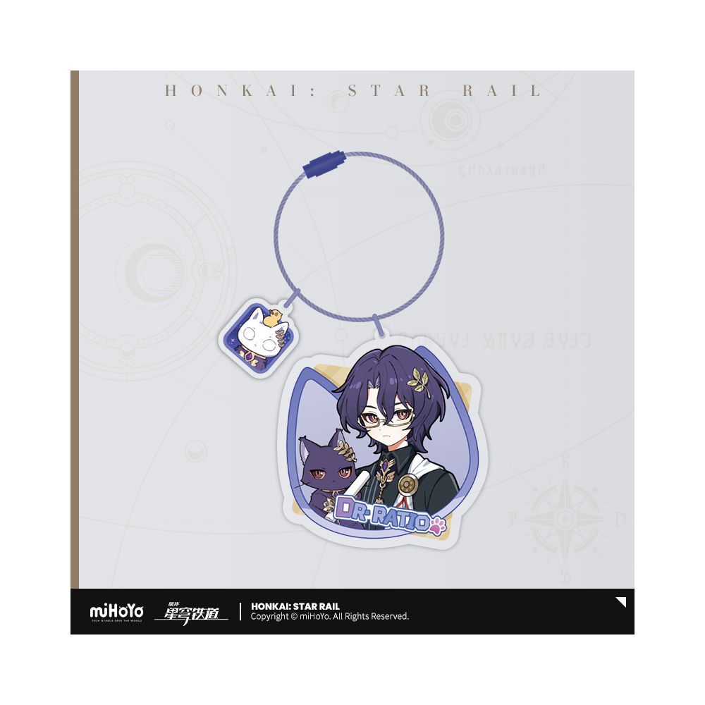 Honkai: Star Rail Little Cat Series Acrylic Keychain