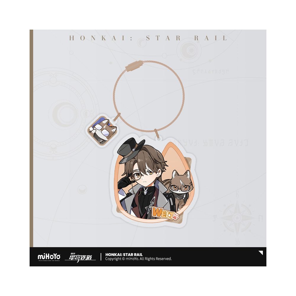 Honkai: Star Rail Little Cat Series Acrylic Keychain