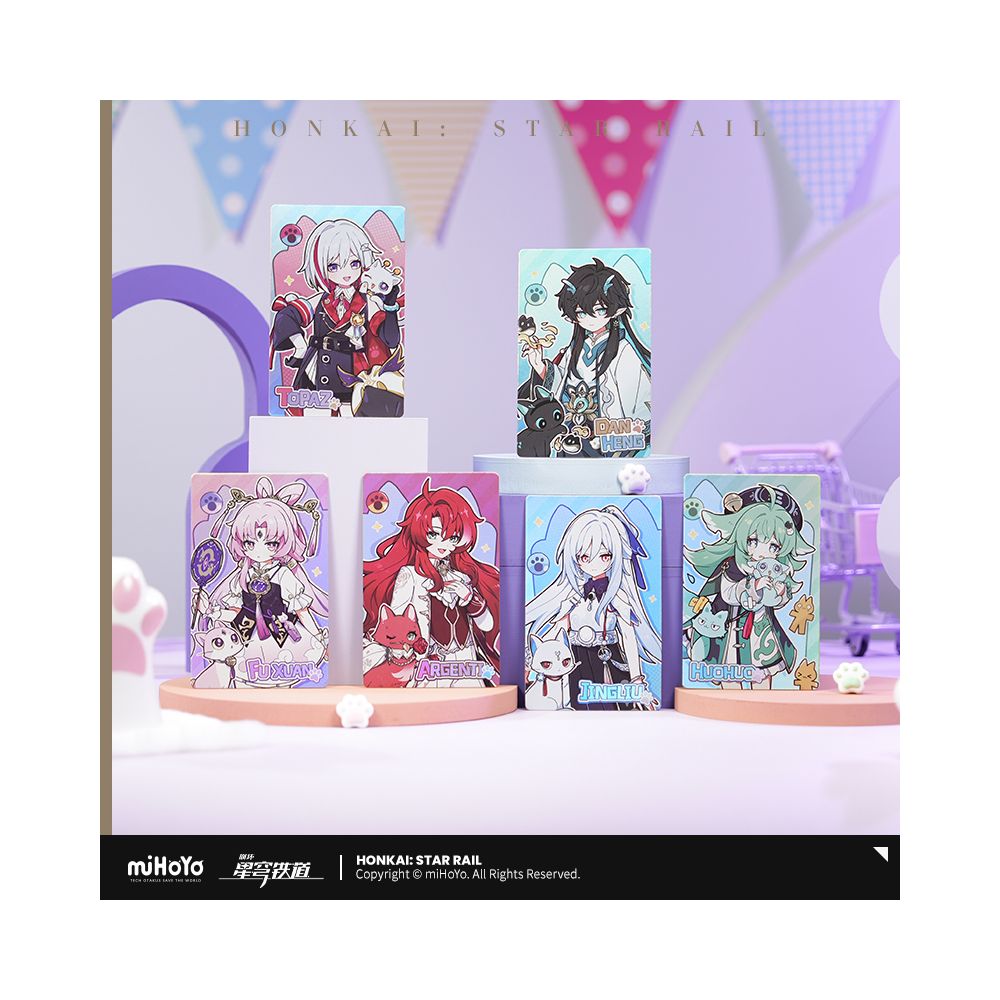 MiHoYo Star Dome Railway Little Dot Cat Series Laser Collection Ticket miHoYo image 3