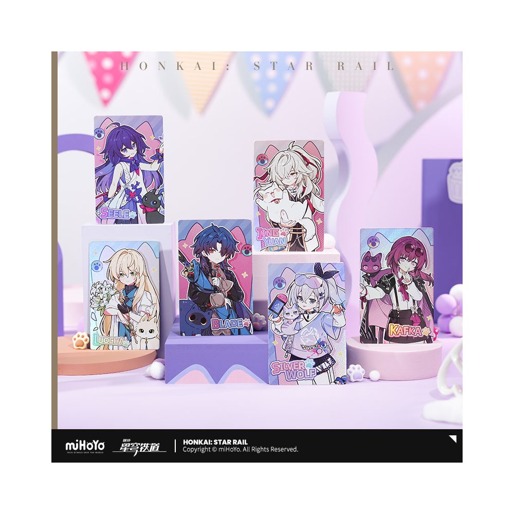 MiHoYo Star Dome Railway Little Dot Cat Series Laser Collection Ticket miHoYo image 4
