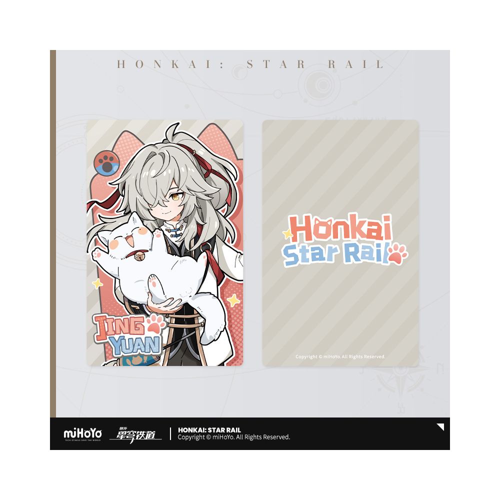 Honkai: Star Rail Little Cat Series Laser Ticket