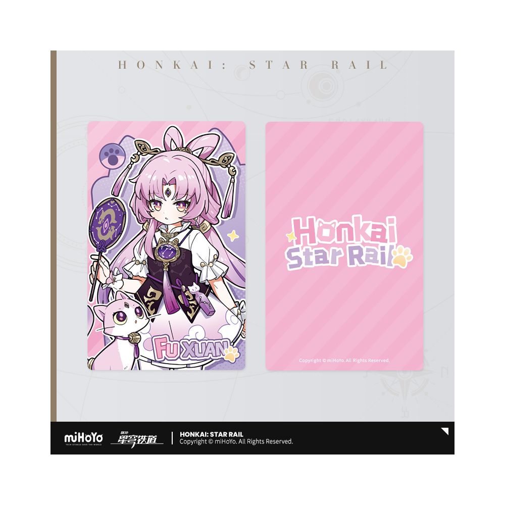 Honkai: Star Rail Little Cat Series Laser Ticket