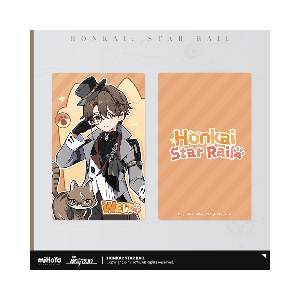 Honkai: Star Rail Little Cat Series Laser Ticket