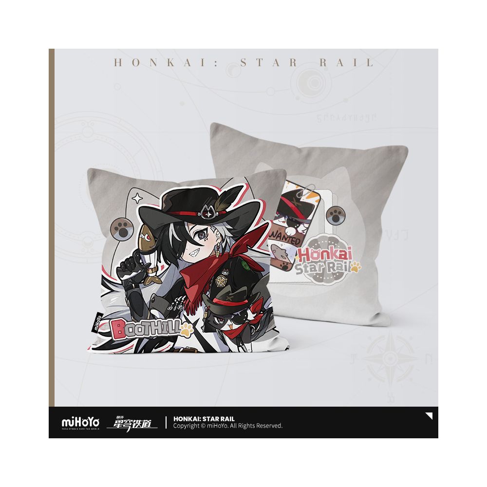 Honkai: Star Rail Little Cat Series Square Pillow