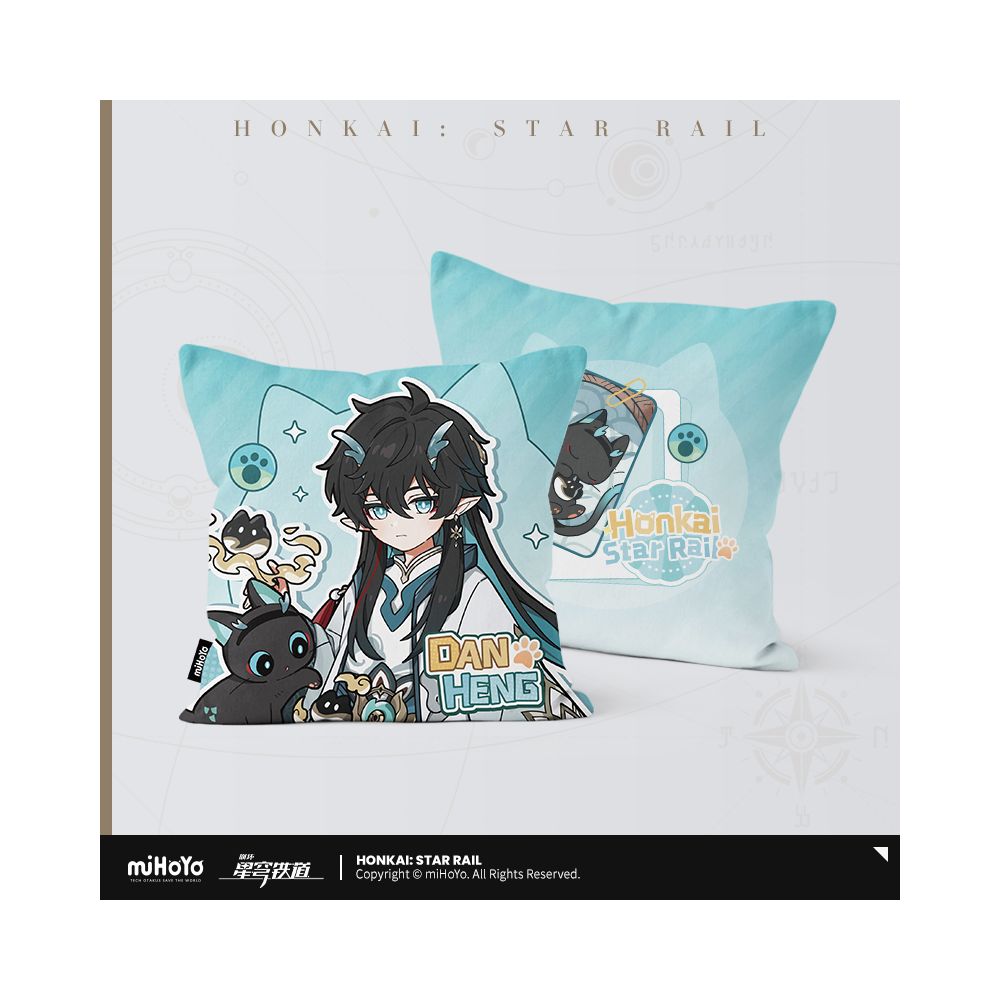 Honkai: Star Rail Little Cat Series Square Pillow