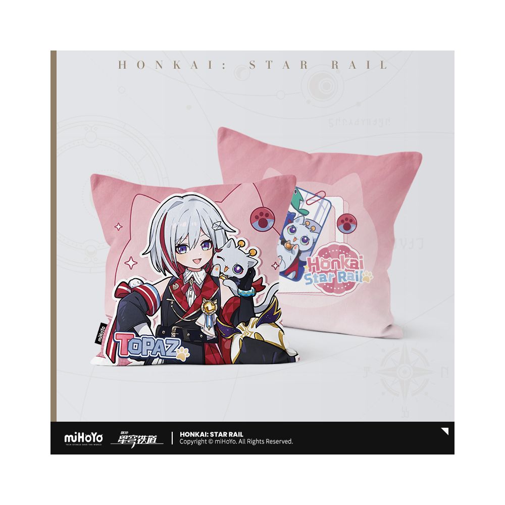 Honkai: Star Rail Little Cat Series Square Pillow