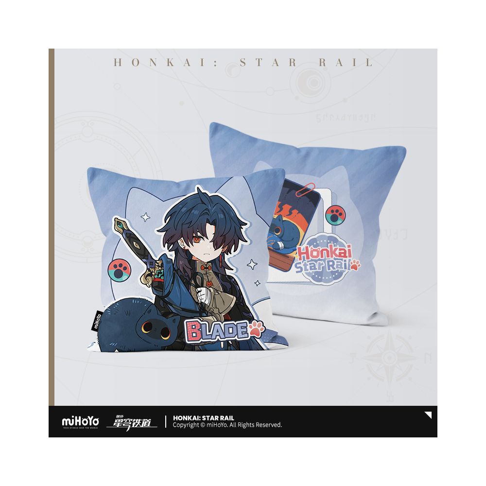 Honkai: Star Rail Little Cat Series Square Pillow