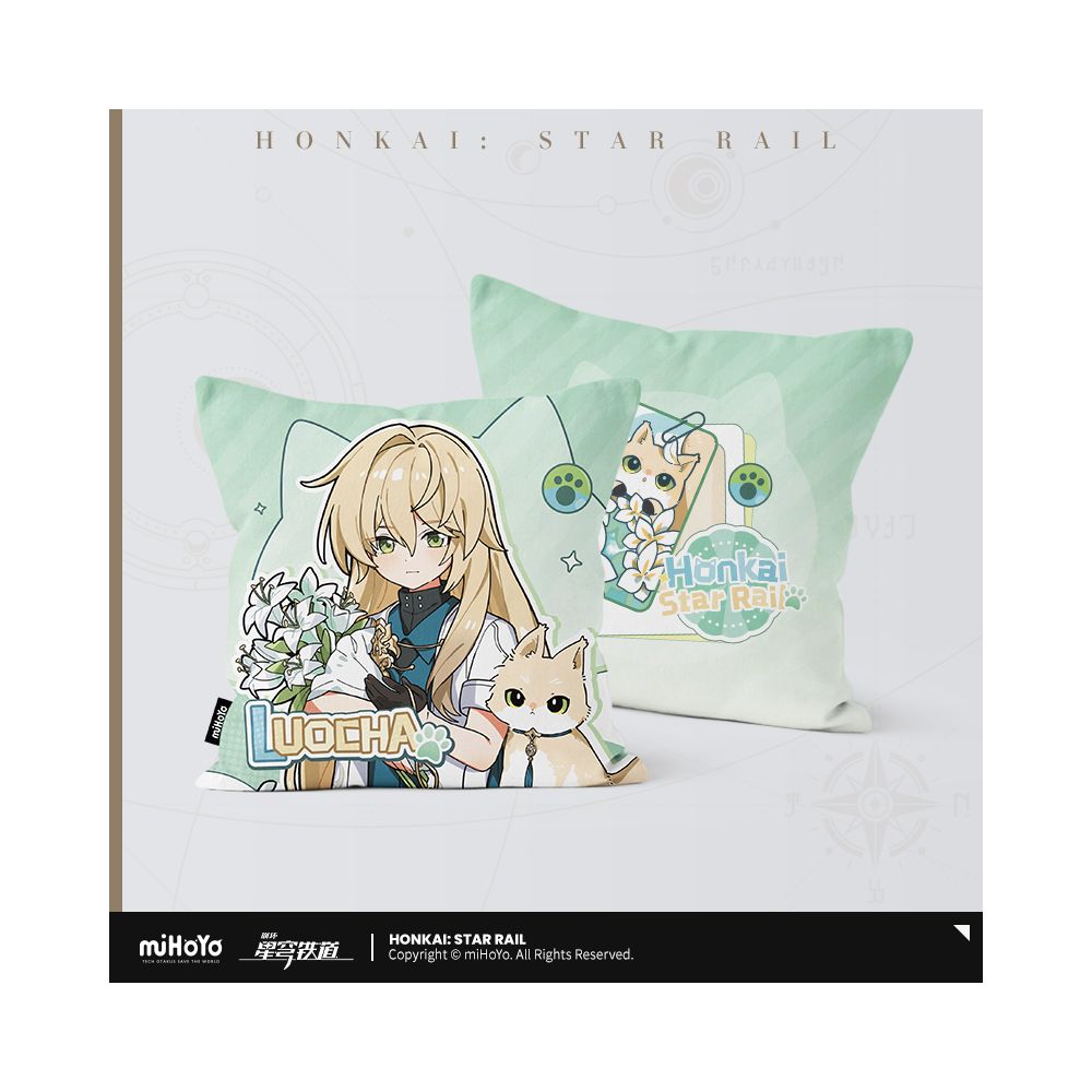 Honkai: Star Rail Little Cat Series Square Pillow